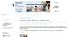 Desktop Screenshot of orthopaedie-huels.de
