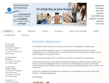 Tablet Screenshot of orthopaedie-huels.de